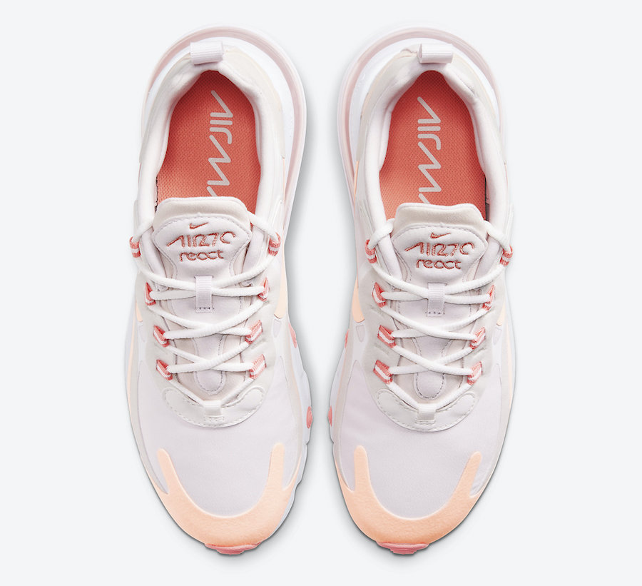 Nike Air Max 270 React Crimson Tint CJ0619-103 Release Date
