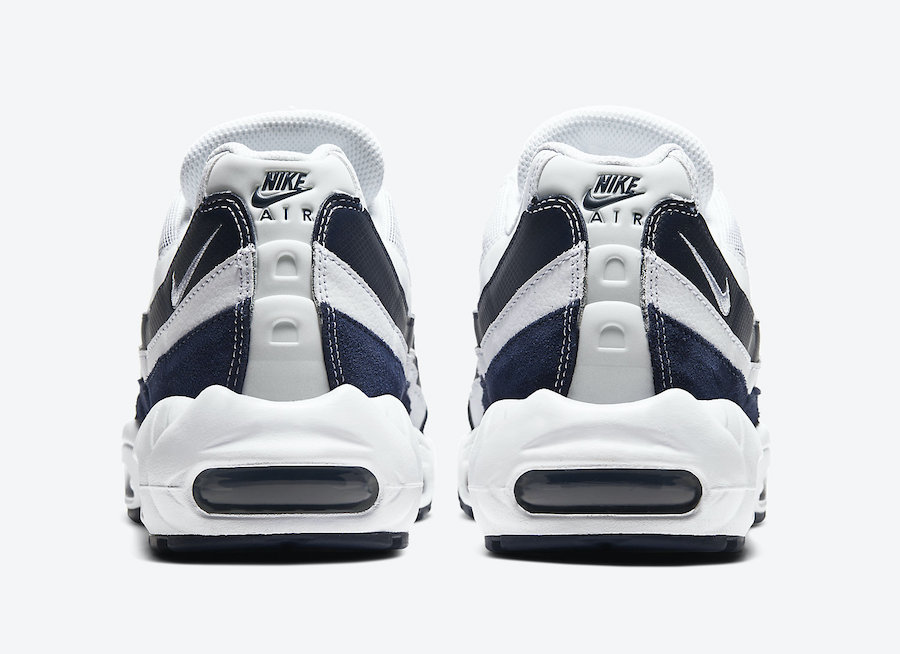 Nike Air Max 95 Essential White Midnight Navy CI3705-400 Release Date