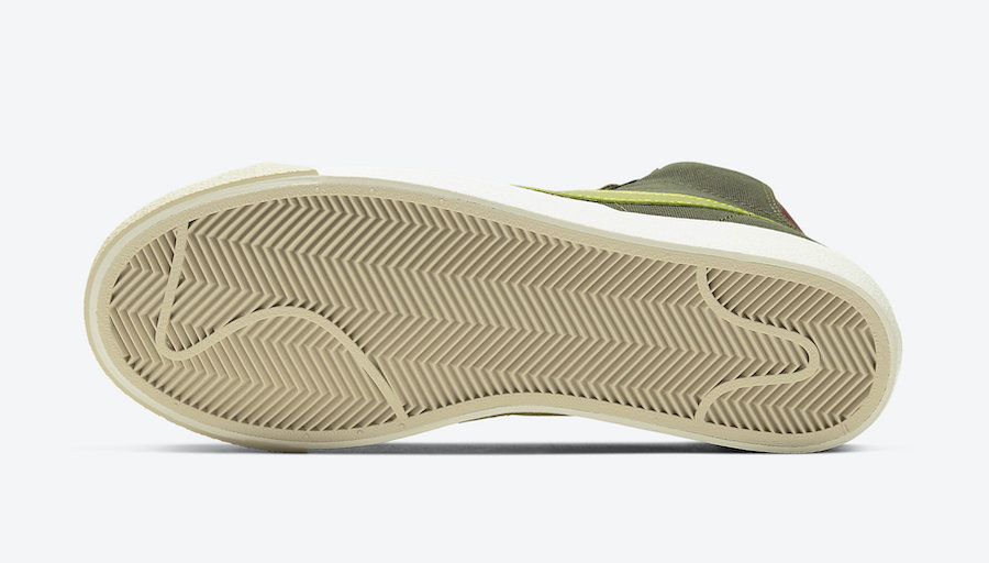 Nike Blazer Mid 77 WMNS Olive Snakeskin CZ0462-200 Release Date