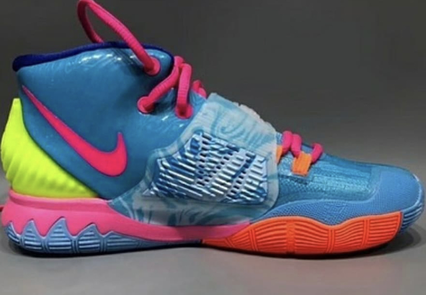 Nike Kyrie 6 Blue Pink Volt Release Date 