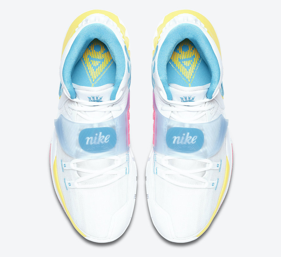 Nike Kyrie 6 Neon Graffiti BQ4630-101 Release Date