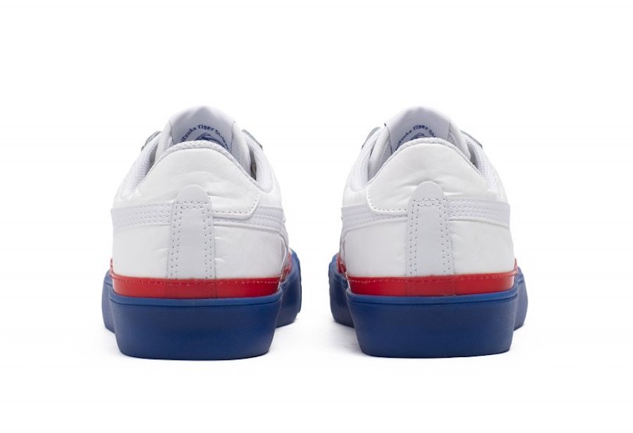 Onitsuka Tiger Fabre Classic Low Top White Red Blue Release Date