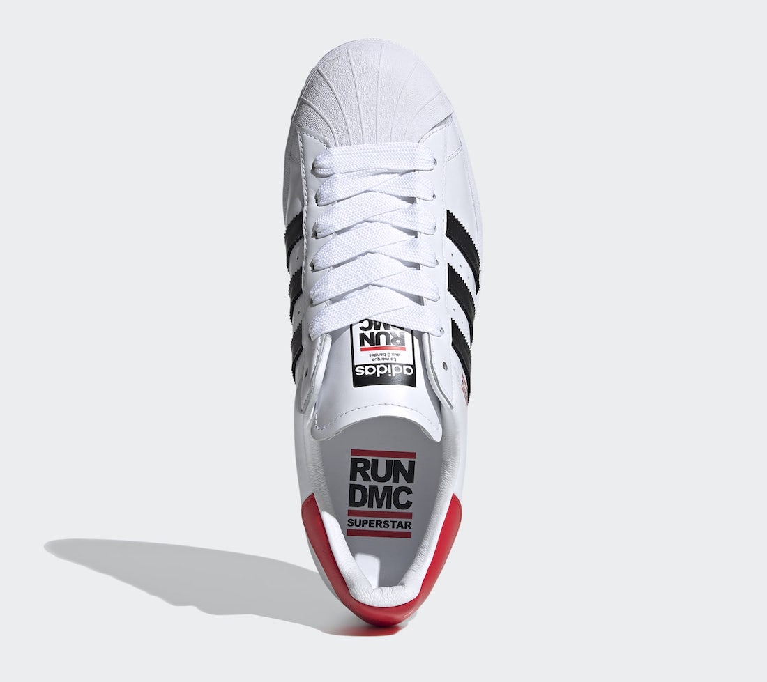 Run DMC adidas Superstar White FX7616 Release Date
