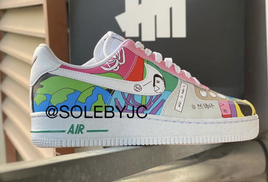 Ruohan Wang Nike Air Force 1 Flyleather CZ3990-900 Release Date - SBD
