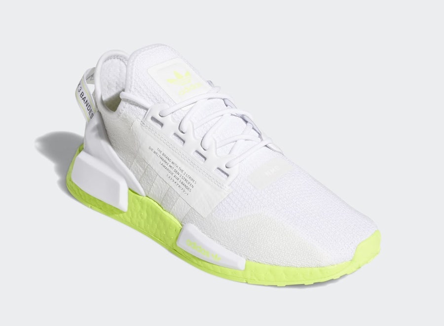 adidas NMD R1 V2 White Volt Boost FX3903 Release Date