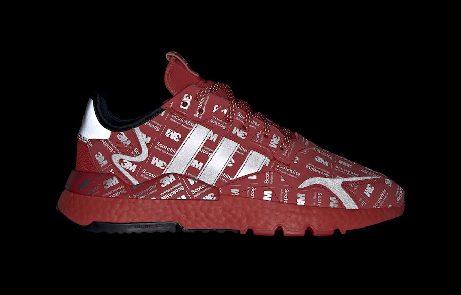 adidas Nite Jogger Reflective Red FV3621 Release Date
