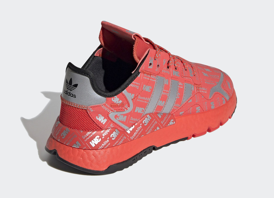 adidas Nite Jogger Reflective Red FV3621 Release Date