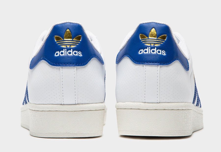 adidas Superstar Perforated White Blue FX2724 Release Date