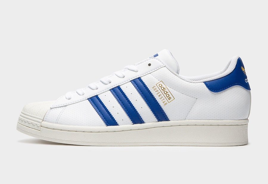 adidas Superstar Perforated White Blue FX2724 Release Date