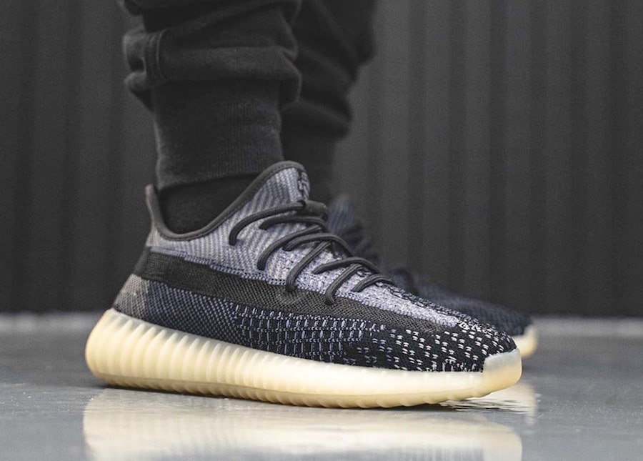 yeezys 350 on feet