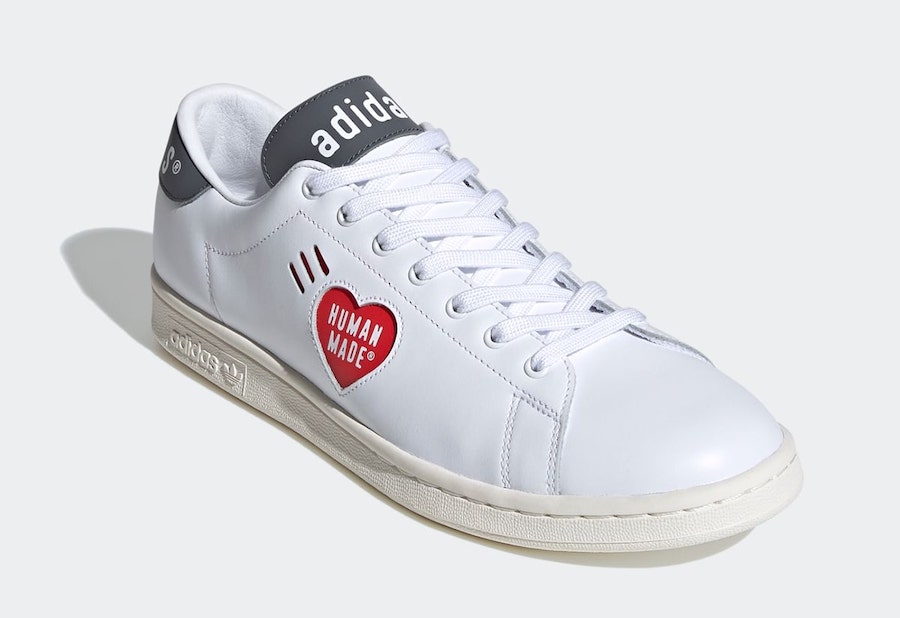 Human Made adidas Stan Smith White Grey FY0736 Release Date