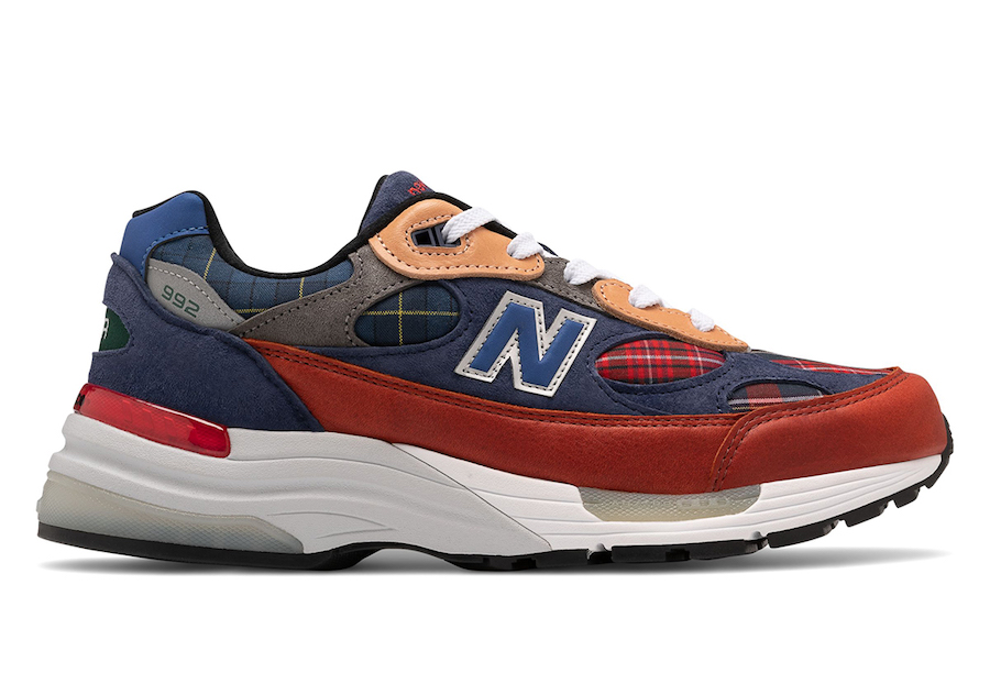 New Balance 992 Plaid Patchwork Release Date