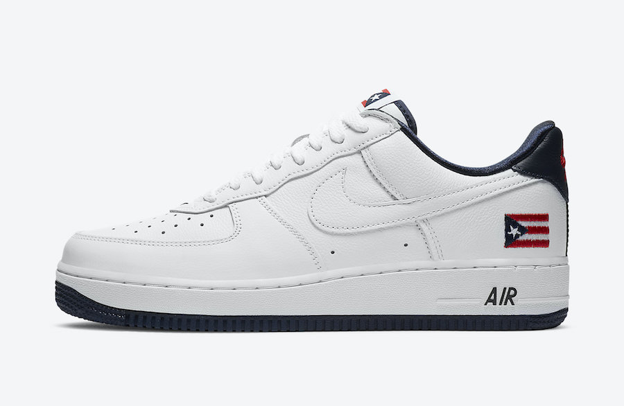Nike Air Force 1 Low Puerto Rico CJ1386-100 2020 Release Date