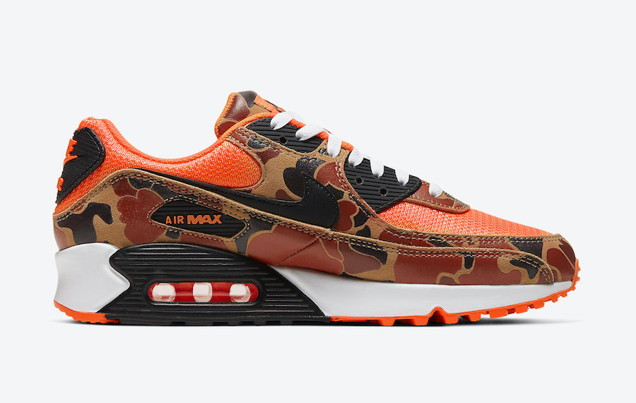 Nike Air Max 90 Orange Camo CW4039-800 Release Date - SBD