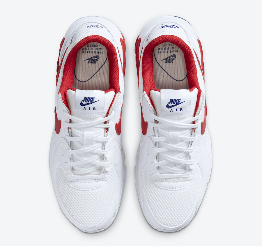 Nike Air Max Excee White Red CZ9373-100 Release Date