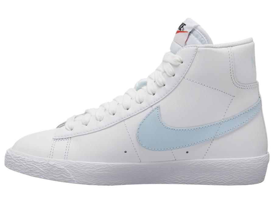 light blue and white nike