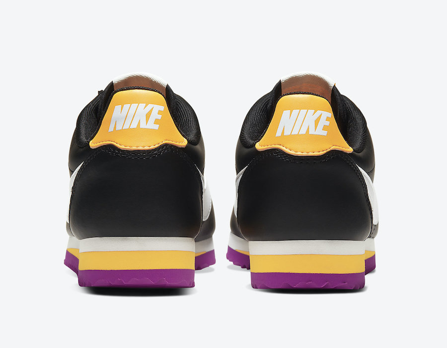Nike Cortez Black Laser Orange Vivid Purple 807471-022 Release Date