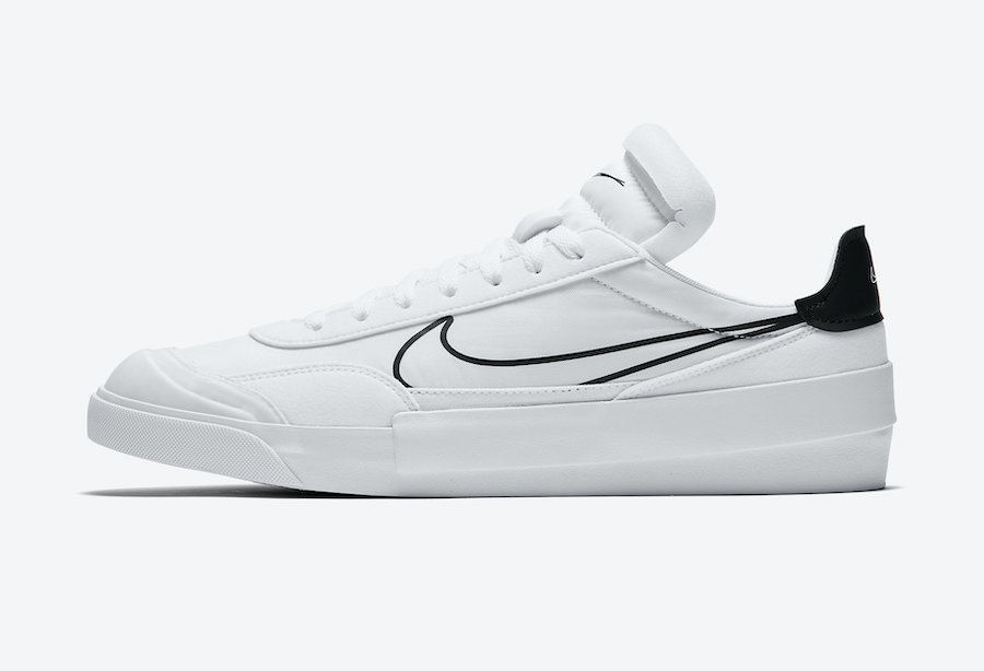Nike Drop-Type HBR White Black CQ0989-101 Release Date - SBD
