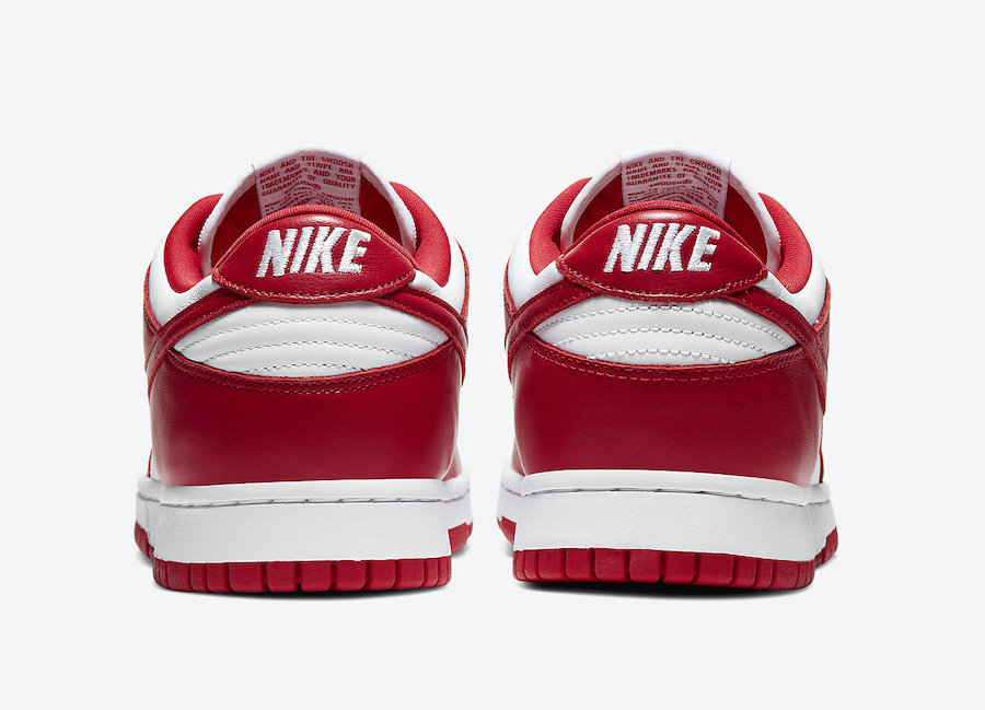 Nike Dunk Low University Red CU1727-100​​​​​​ Release Date Price