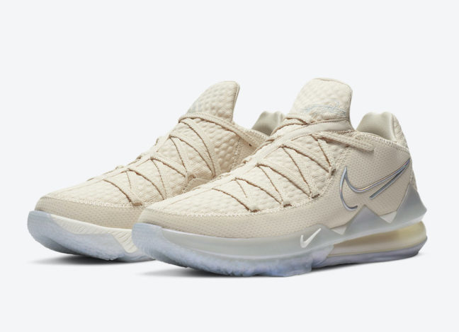 nike lebron xvii low light cream