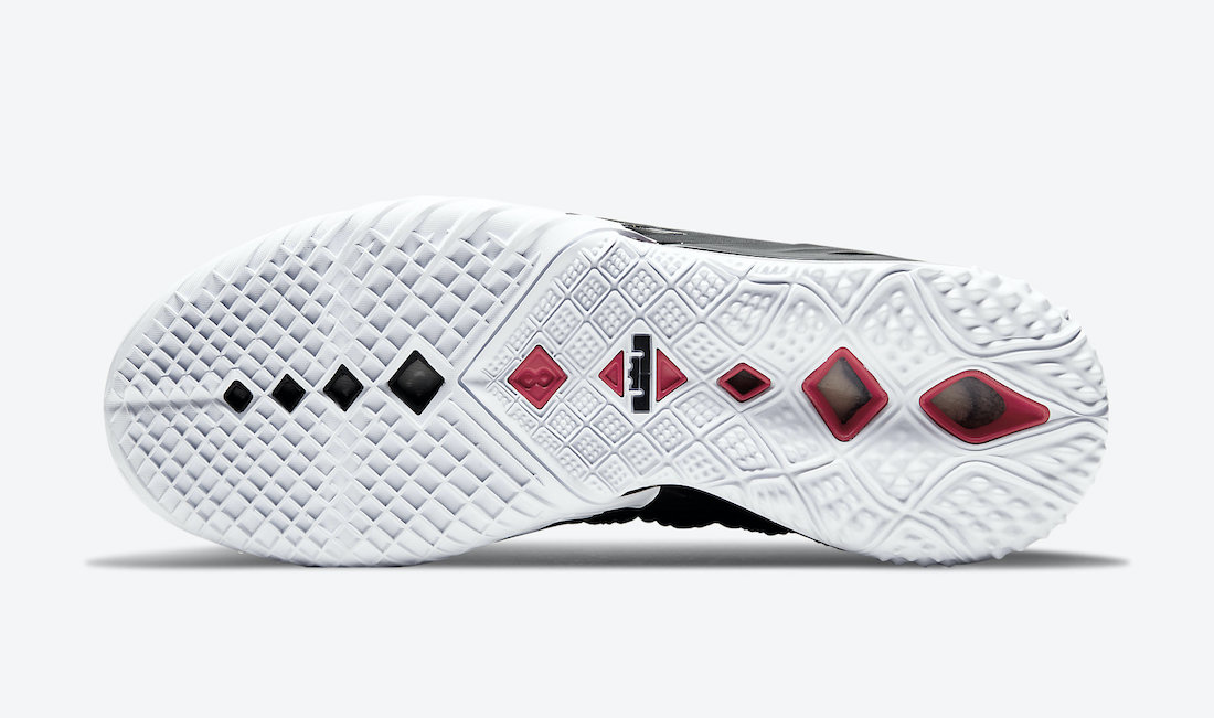 Nike LeBron 18 Black University Red White CQ9283-001 Release Date