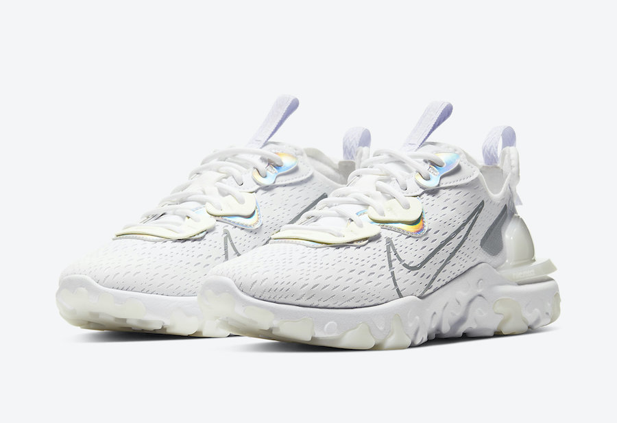 Nike React Vision White Iridescent CW0730-100 Release Date