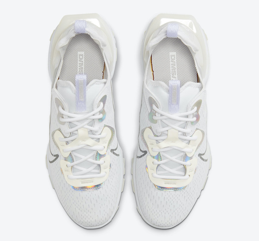 Nike React Vision White Iridescent CW0730-100 Release Date