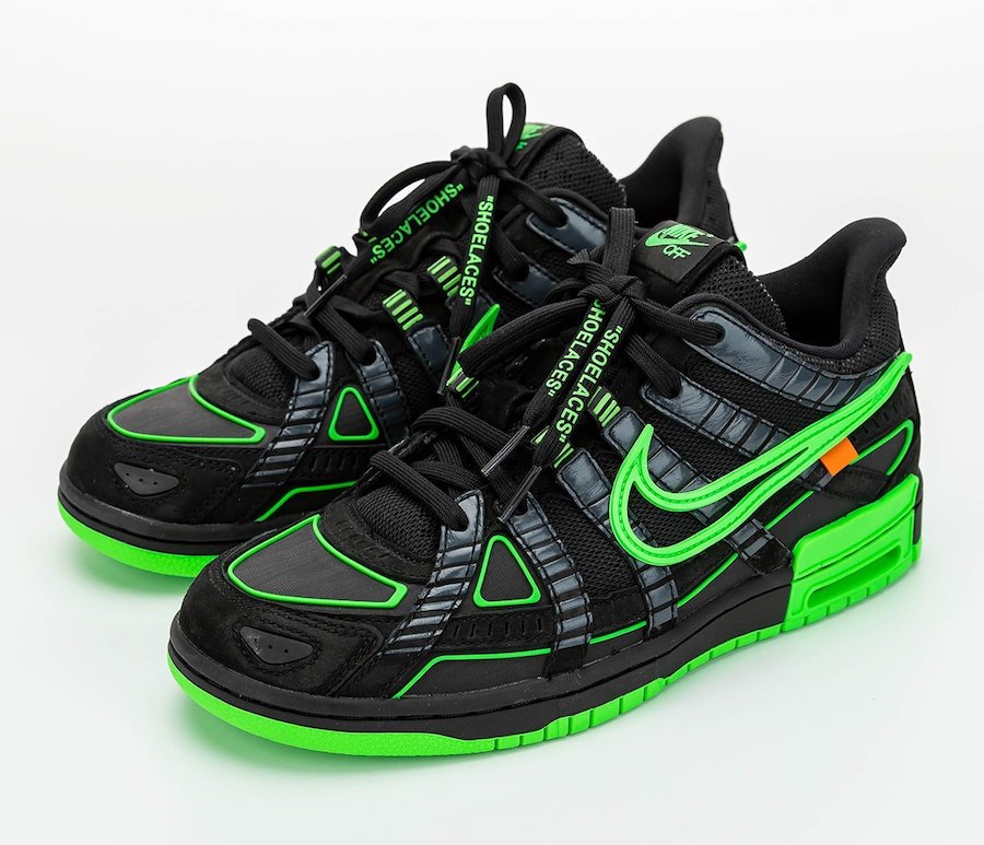 Off-White Nike Air Rubber Dunk Green Strike Release Date
