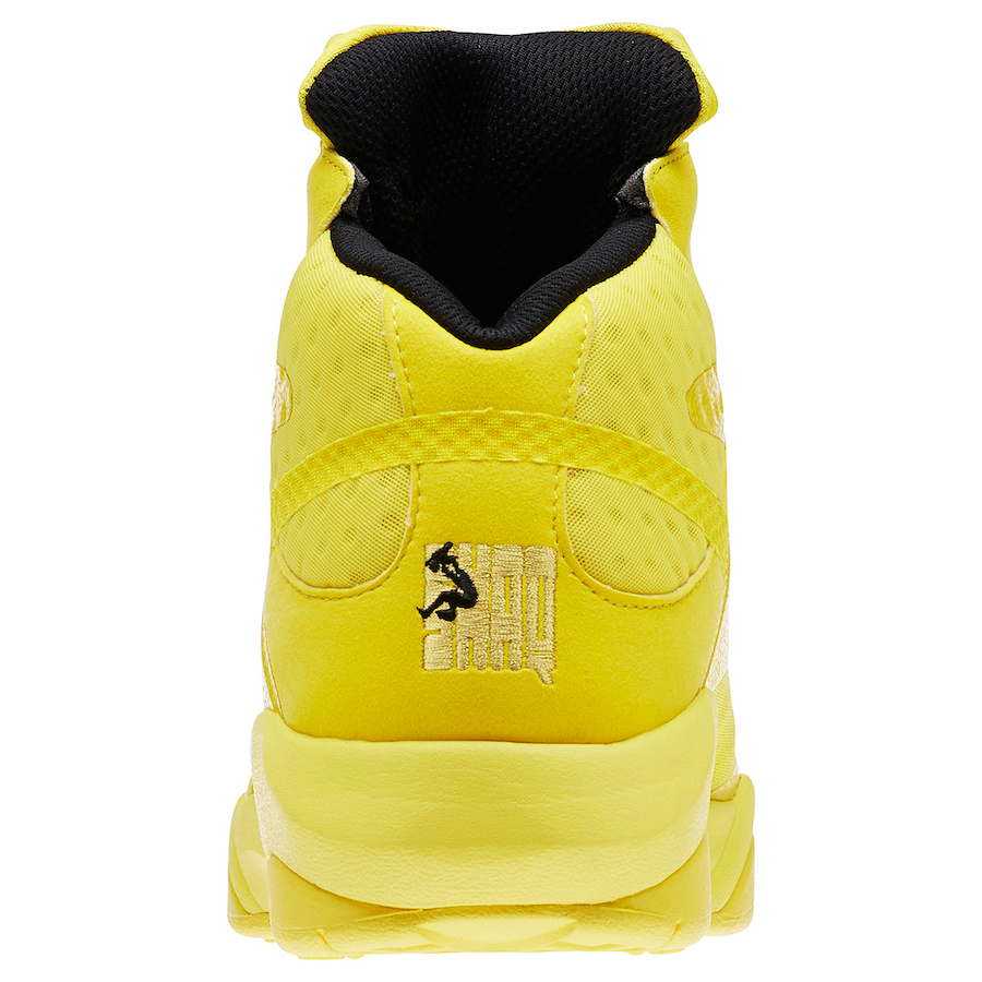 Reebok Shaq Attaq Hommes Modernes le basket chaussures jaune Spark/Noir bd4602 