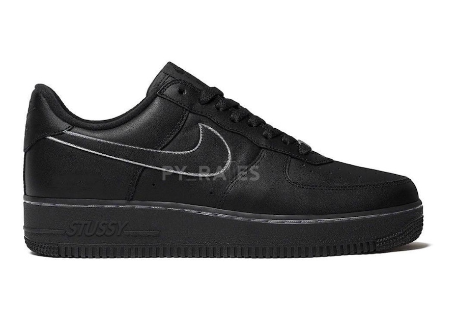 Stussy Nike Air Force 1 Low Black Release Date