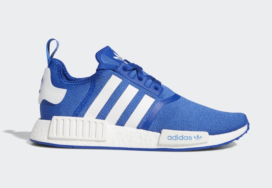 adidas nmds blue and white