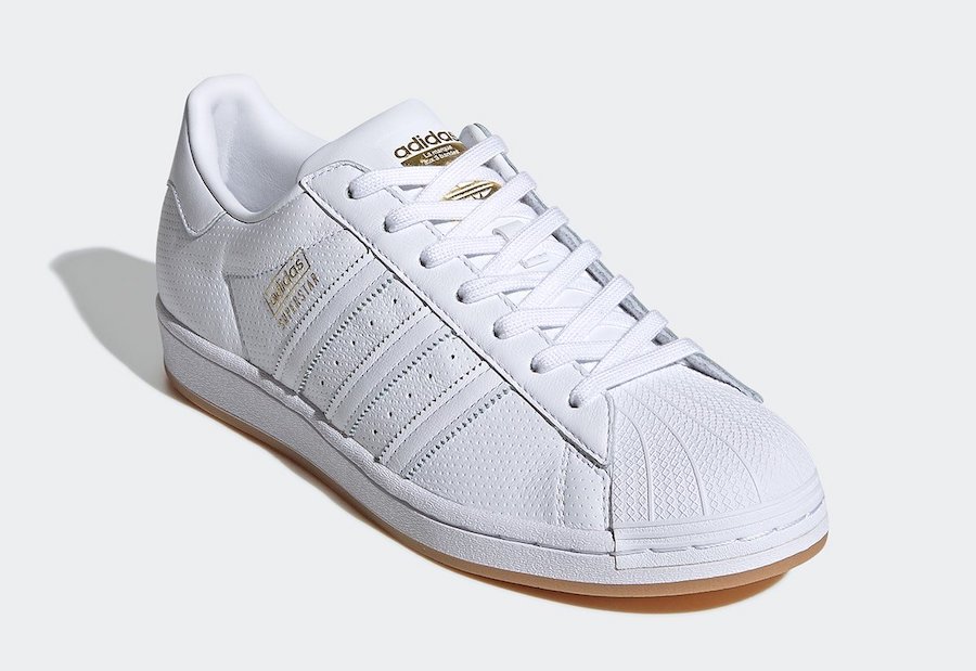 adidas Superstar Perforated White Gum FW9905 Release Date