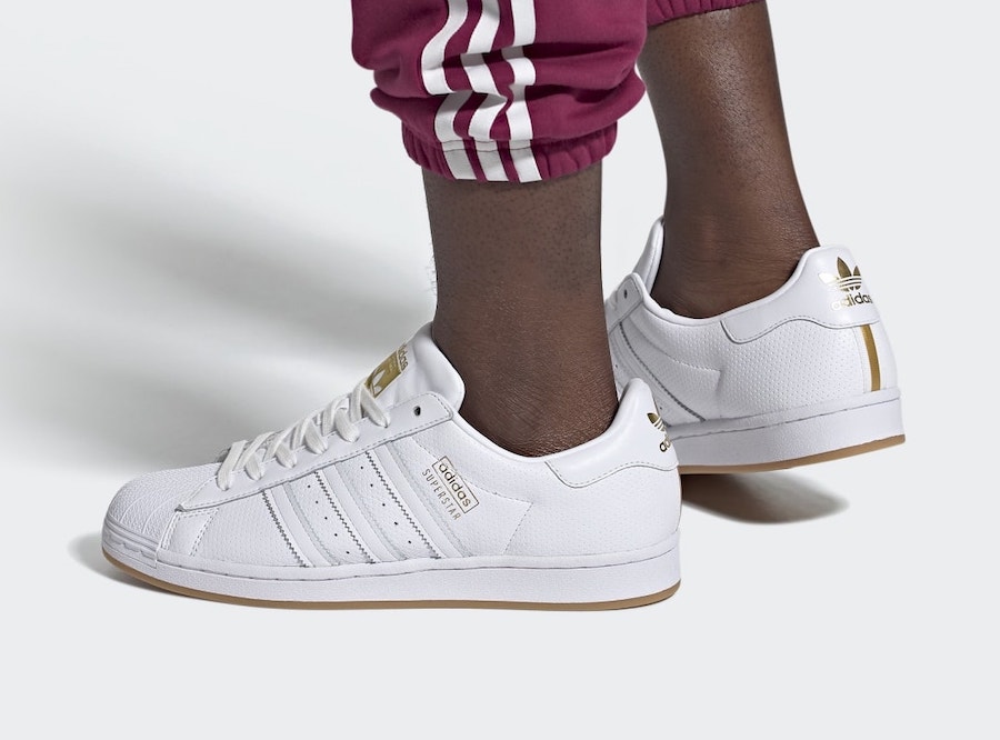 adidas Superstar Perforated White Gum FW9905 Release Date
