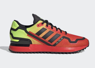 adidas ZX 750 Glory Red Shock Yellow FV8489 Release Date