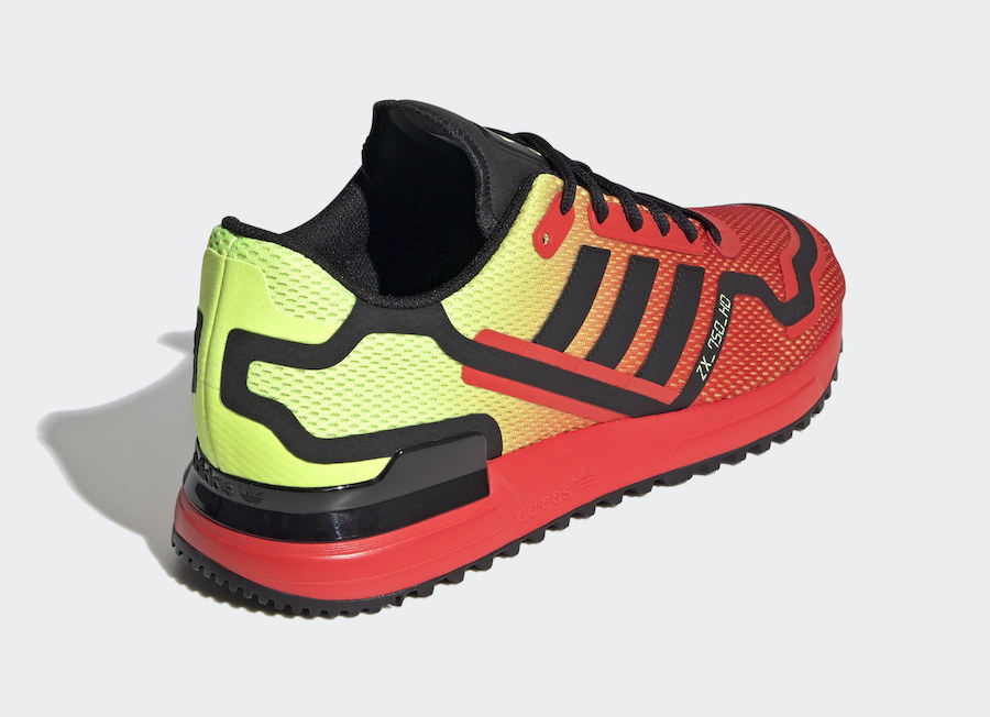 adidas ZX 750 Glory Red Shock Yellow FV8489 Release Date