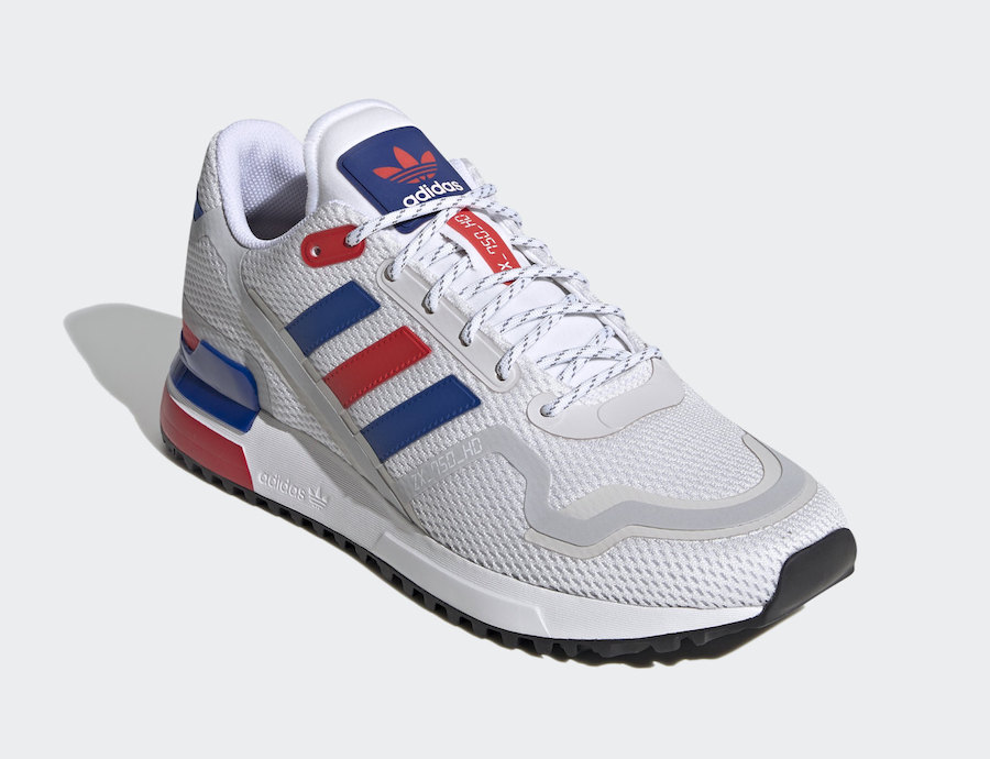 adidas ZX 750 HD White Royal Red FX7463 Release Date
