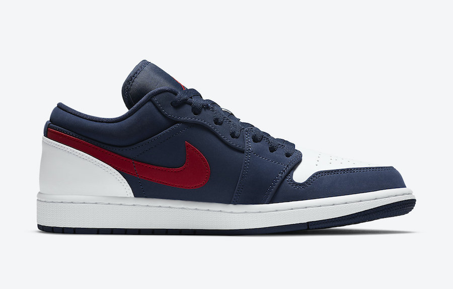 Air Jordan 1 Low USA CZ8454-400 Release Date