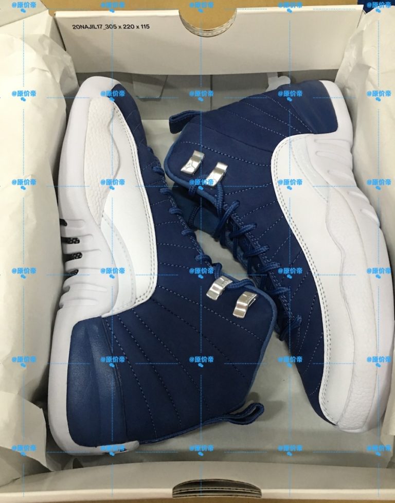 aj12 stone blue