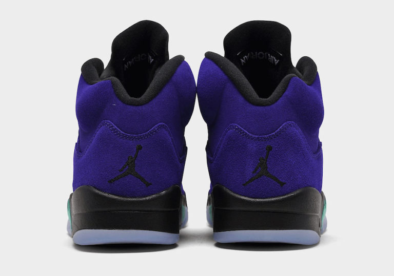 Air Jordan 5 Alternate Grape Ice Black Clear New Emerald 136027-500 ...