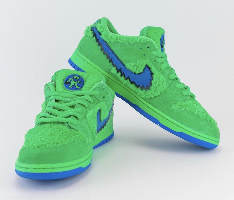 Grateful Dead Nike SB Dunk Low Green Bear CJ5378-300 Release Date Pricing