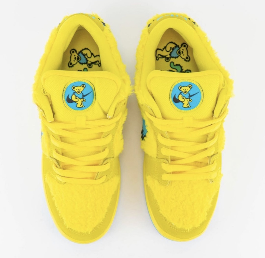 Grateful Dead x Nike SB Dunk Low Yellow Bear CJ5378-700 Release Date