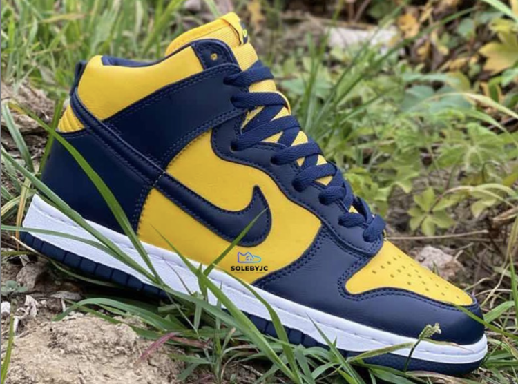 Nike Dunk High Michigan CZ8149-700 2020 Release Date - SBD