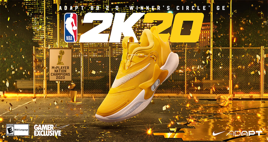 NBA 2K20 Nike Adapt BB 2.0 GE Winners Circle Release Date
