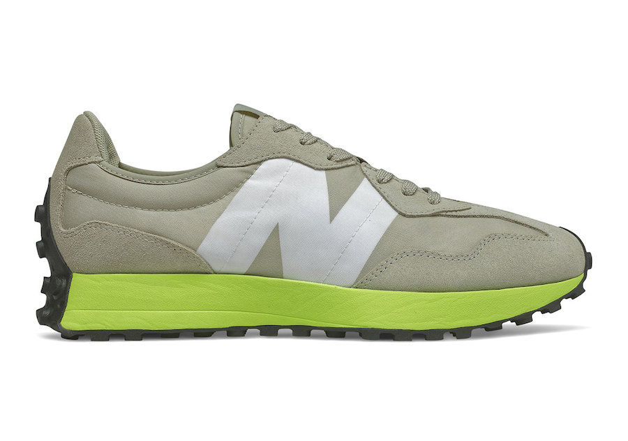New Balance 327 Grey Neon Green Release Date