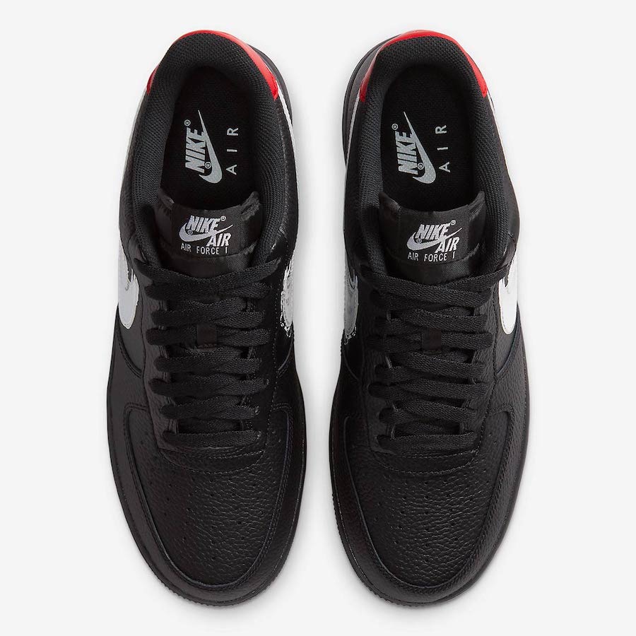 Nike Air Force 1 Low Brushstroke Swoosh Black DA4657-001 Release Date