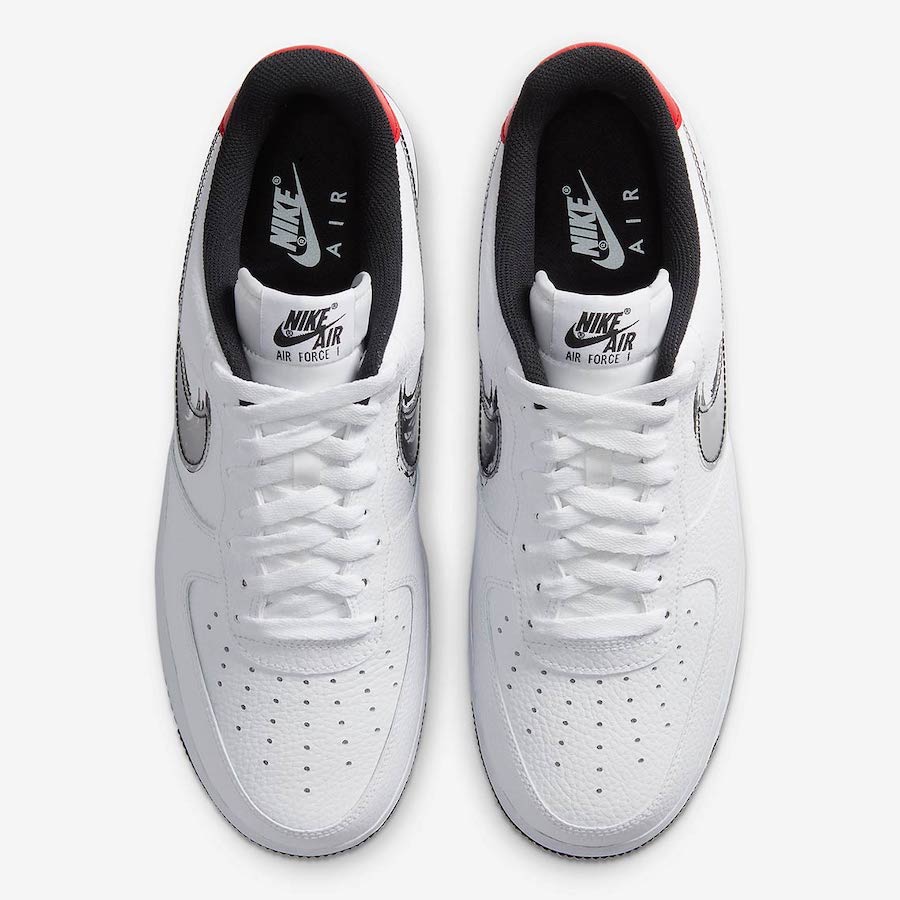 Nike Air Force 1 Low Brushstroke Swoosh White DA4657-100 Release Date