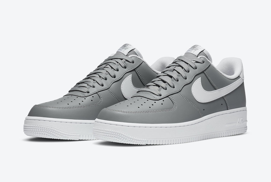 nike air force 1 low grey and white