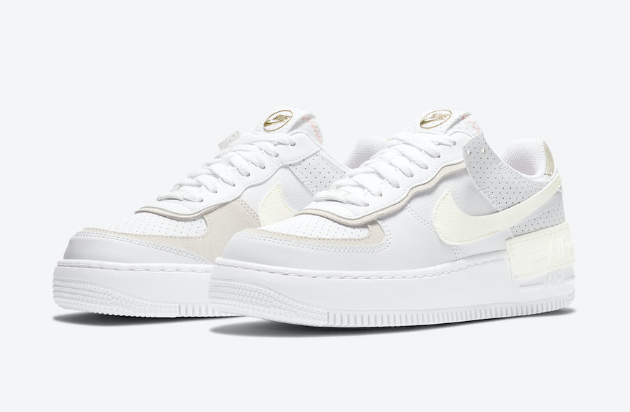 Nike Air Force 1 Shadow White Atomic Pink Sail CZ8107-100 Release Date