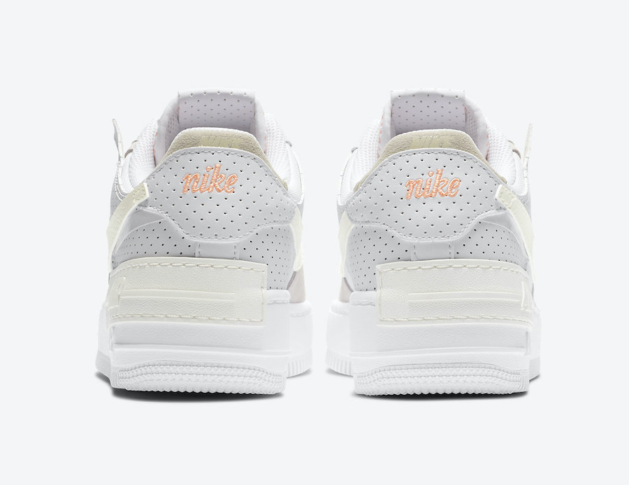 Nike Air Force 1 Shadow White Atomic Pink Sail CZ8107-100 Release 