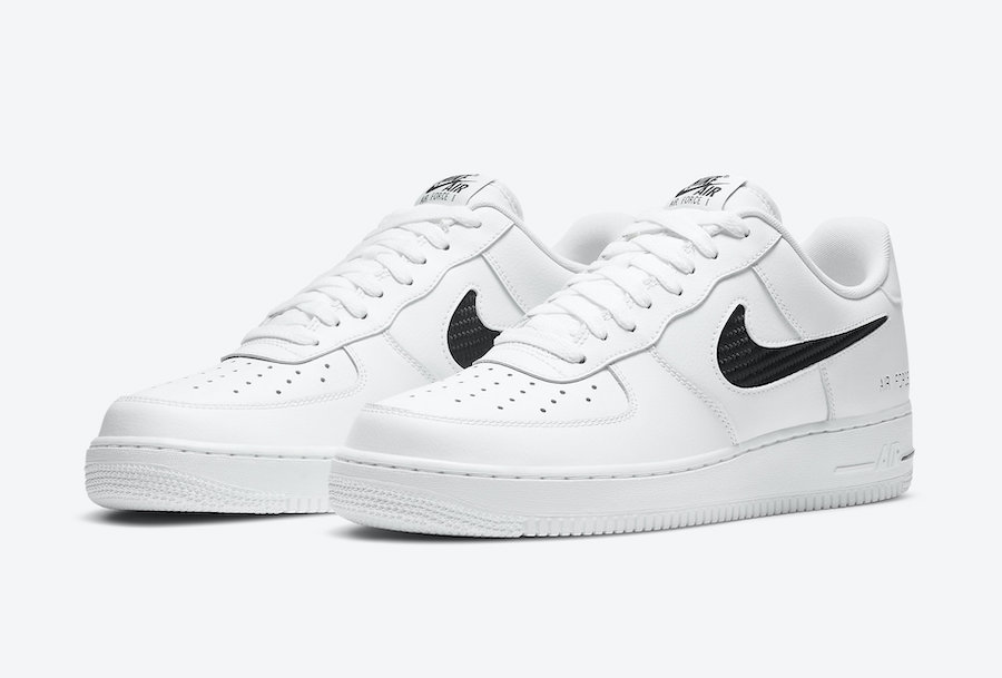 Nike Air Force 1 White Cut-Out Swoosh CZ7377-100 Release Date - SBD